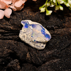 Terrific Top Grade Quality 100% Natural Welo Fire Ethiopian Opal Fancy Rough Loose Gemstone For Making Jewelry 23X16X7 MM 12 Cts. KR13-73 Sunkarton