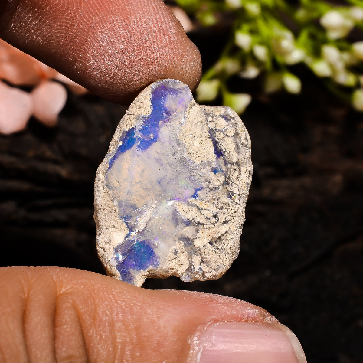 Terrific Top Grade Quality 100% Natural Welo Fire Ethiopian Opal Fancy Rough Loose Gemstone For Making Jewelry 23X16X7 MM 12 Cts. KR13-73 Sunkarton