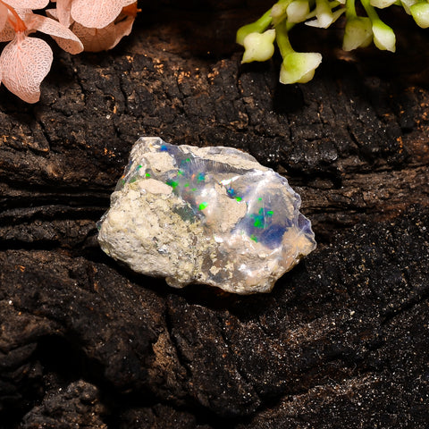 Unique Top Grade Quality 100% Natural Welo Fire Ethiopian Opal Fancy Rough Loose Gemstone For Making Jewelry 22X15X6 MM 10.5 Cts. KR13-74 Sunkarton