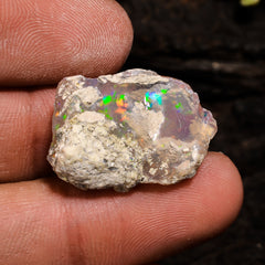 Unique Top Grade Quality 100% Natural Welo Fire Ethiopian Opal Fancy Rough Loose Gemstone For Making Jewelry 22X15X6 MM 10.5 Cts. KR13-74 Sunkarton