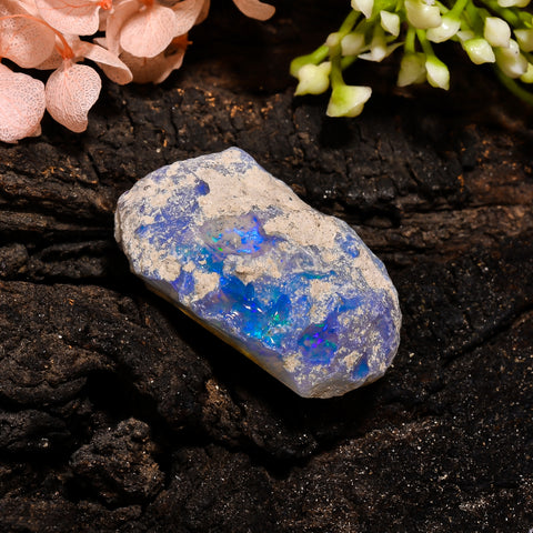 Beautiful Top Grade Quality 100% Natural Welo Fire Ethiopian Opal Rough Loose Gemstone For Making Jewelry 31X20X13 MM 40.5 Cts. KR13-79 Sunkarton