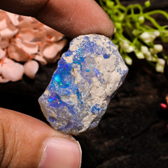 Beautiful Top Grade Quality 100% Natural Welo Fire Ethiopian Opal Rough Loose Gemstone For Making Jewelry 31X20X13 MM 40.5 Cts. KR13-79 Sunkarton