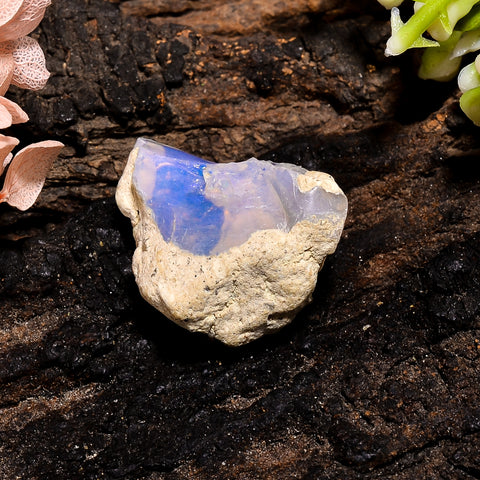 Excellent Top Grade Quality 100% Natural Welo Fire Ethiopian Opal Fancy Rough Loose Gemstone For Making Jewelry 22X19X9 MM 14.5 Cts. KR13-7 Sunkarton