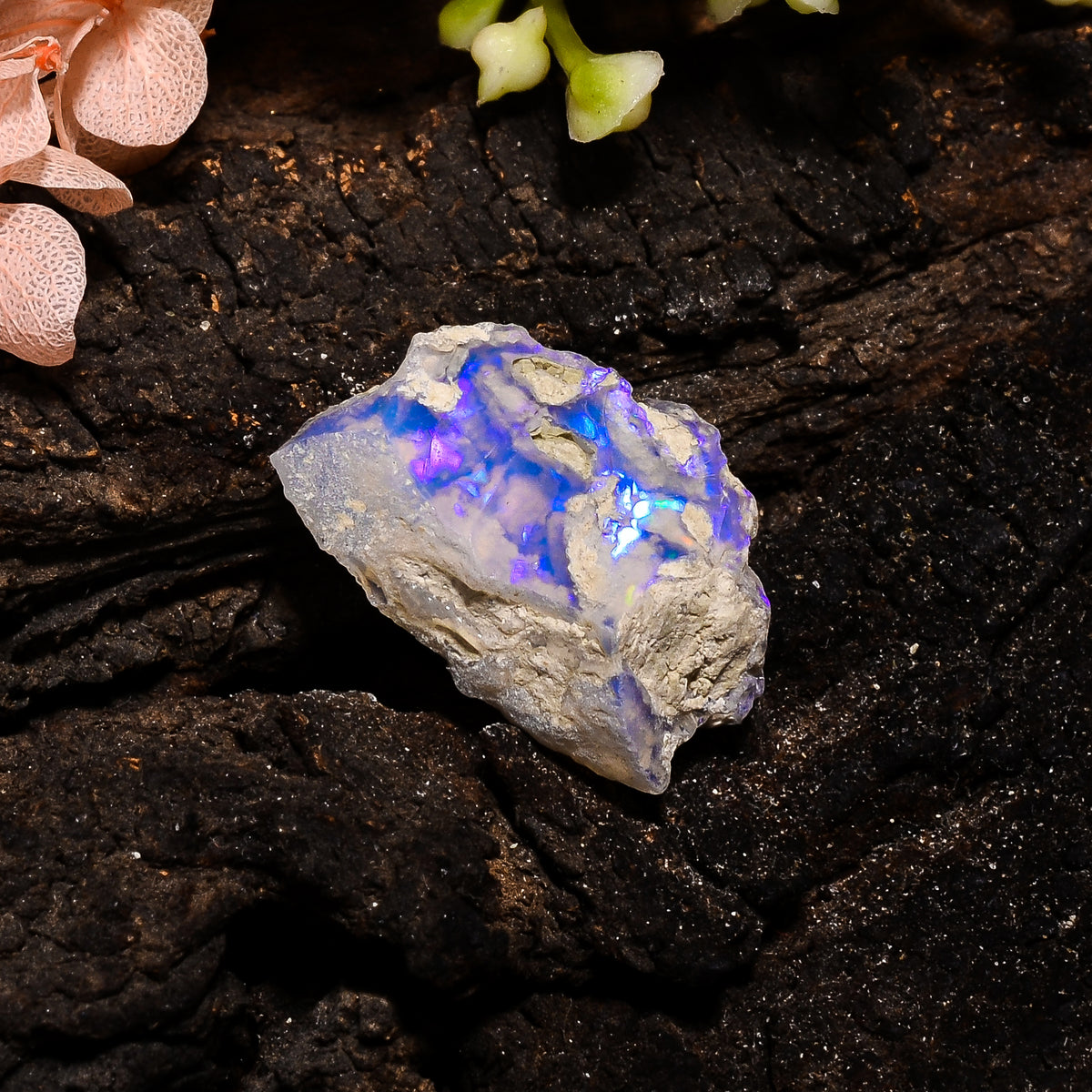 Fabulous Top Grade Quality 100% Natural Welo Fire Ethiopian Opal Fancy Rough Loose Gemstone For Making Jewelry 21X14X9 MM 11 Cts. KR13-85 Sunkarton