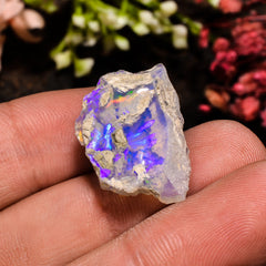 Fabulous Top Grade Quality 100% Natural Welo Fire Ethiopian Opal Fancy Rough Loose Gemstone For Making Jewelry 21X14X9 MM 11 Cts. KR13-85 Sunkarton