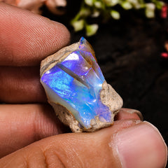 Fantastic Top Grade Quality 100% Natural Welo Fire Ethiopian Opal Rough Loose Gemstone For Making Jewelry 22X14X11 MM 20.5 Cts. KR13-86 Sunkarton