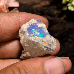 Exclusive Top Grade Quality 100% Natural Welo Fire Ethiopian Opal Fancy Rough Loose Gemstone For Making Jewelry 29X22X12 MM 29.5 Cts. KR13-8 Sunkarton