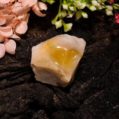 Marvellous Top Grade Quality 100% Natural Welo Fire Ethiopian Opal Fancy Rough Loose Gemstone For Making Jewelry 28X22X17 MM 41 Cts. KR13-90 Sunkarton