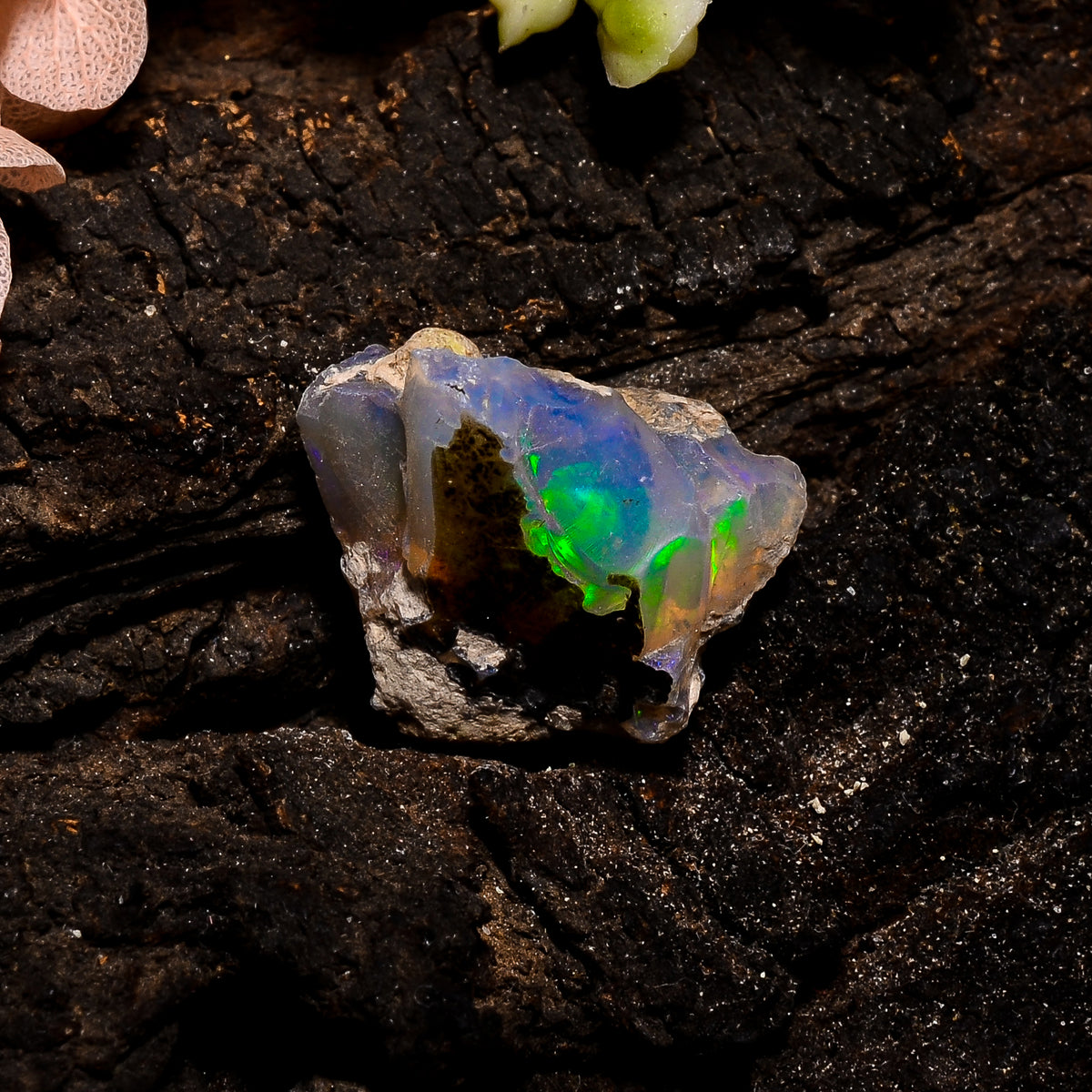 Splendid Top Grade Quality 100% Natural Welo Fire Ethiopian Opal Fancy Rough Loose Gemstone For Making Jewelry 18X17X13 MM 13.5 Cts. KR13-93 Sunkarton