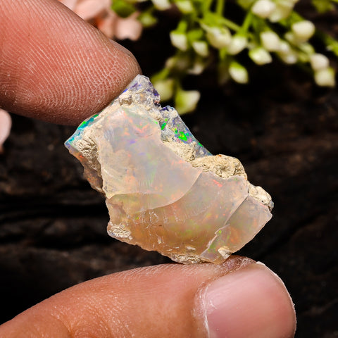 Tempting Top Grade Quality 100% Natural Welo Fire Ethiopian Opal Fancy Rough Loose Gemstone For Making Jewelry 23X15X9 MM 12 Cts. KR13-97 Sunkarton