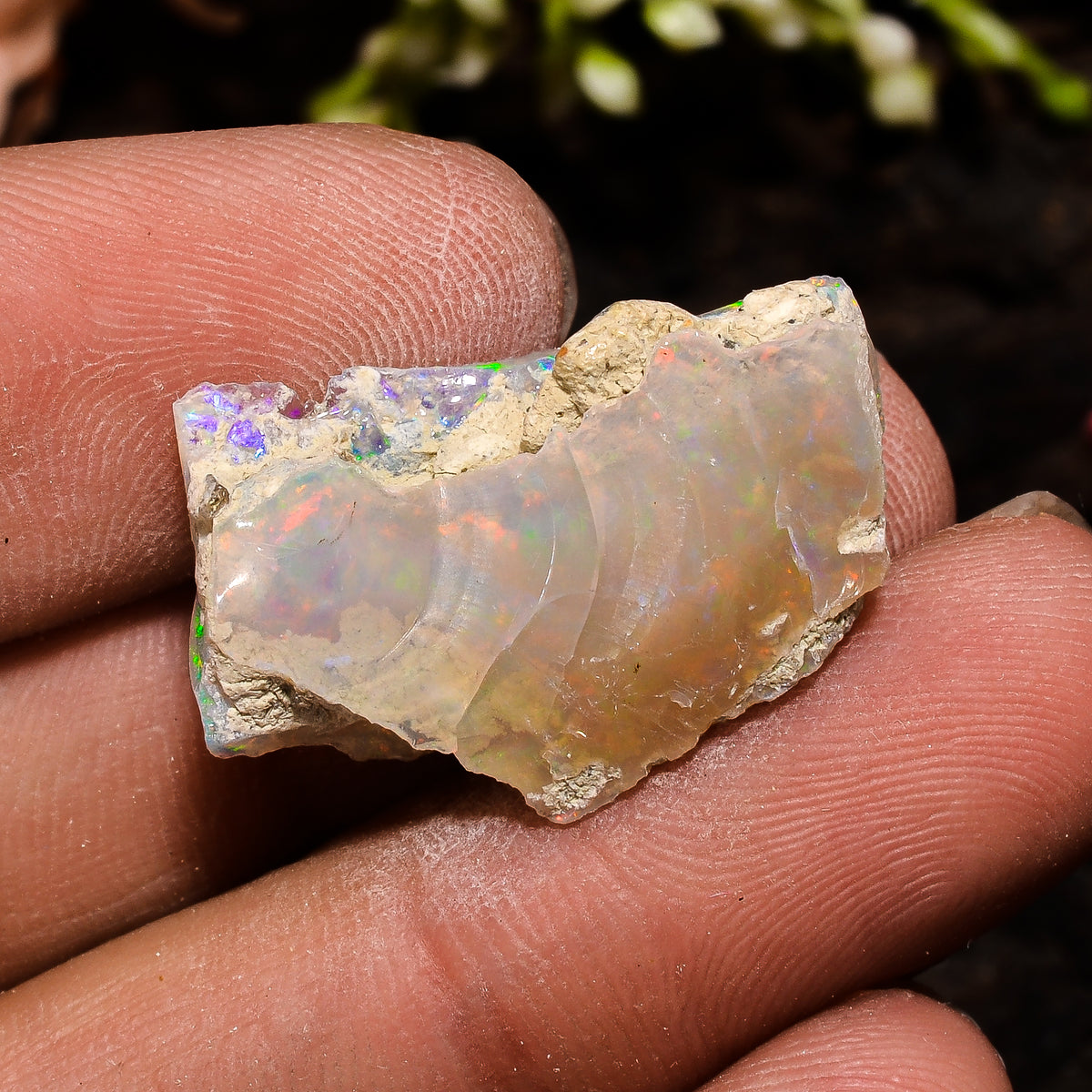 Tempting Top Grade Quality 100% Natural Welo Fire Ethiopian Opal Fancy Rough Loose Gemstone For Making Jewelry 23X15X9 MM 12 Cts. KR13-97 Sunkarton