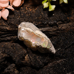 Terrific Top Grade Quality 100% Natural Welo Fire Ethiopian Opal Fancy Rough Loose Gemstone For Making Jewelry 29X13X12 MM 21.5 Cts. KR13-98 Sunkarton