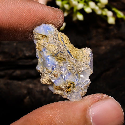 Unique Top Grade Quality 100% Natural Welo Fire Ethiopian Opal Fancy Rough Loose Gemstone For Making Jewelry 25X16X9 MM 13 Cts. KR13-99 Sunkarton