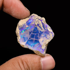 Amazing Top Grade Quality 100% Natural Welo Fire Ethiopian Opal Fancy Rough Loose Gemstone For Making Jewelry 33X28X13 MM 59.75 Cts. KR14-1 Sunkarton