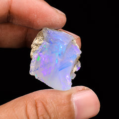 Fabulous Top Grade Quality 100% Natural Welo Fire Ethiopian Opal Fancy Rough Loose Gemstone For Making Jewelry 27X20X15 MM 27.55 Cts KR14-10 Sunkarton