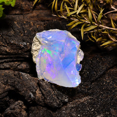 Fabulous Top Grade Quality 100% Natural Welo Fire Ethiopian Opal Fancy Rough Loose Gemstone For Making Jewelry 27X20X15 MM 27.55 Cts KR14-10 Sunkarton