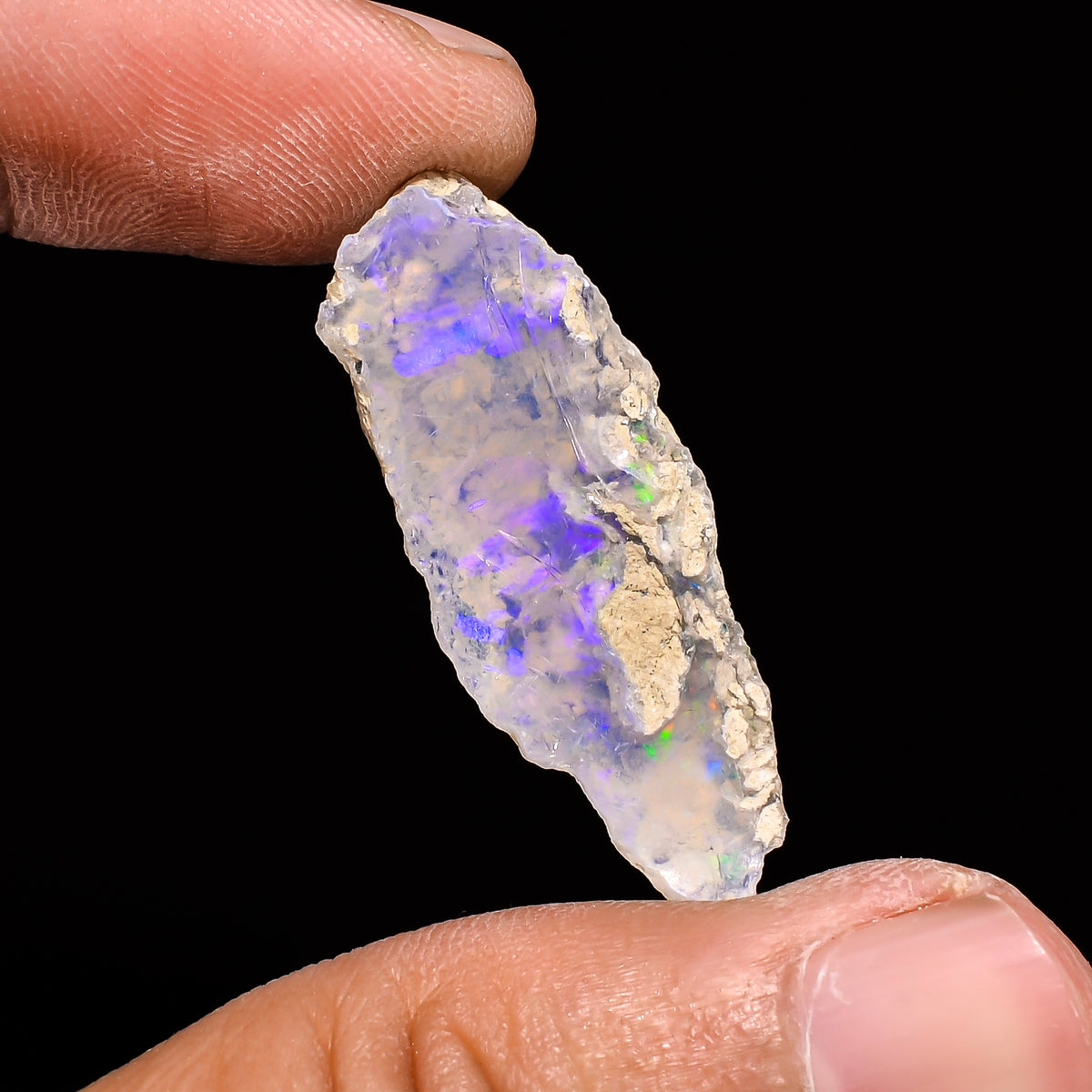 Mind Blowing Top Grade Quality 100% Natural Welo Fire Ethiopian Opal Rough Loose Gemstone For Making Jewelry 33X13X9 MM 10.65 Cts. KR14-16 Sunkarton