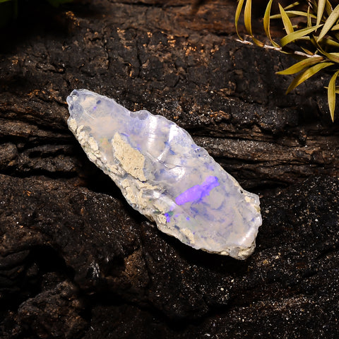 Mind Blowing Top Grade Quality 100% Natural Welo Fire Ethiopian Opal Rough Loose Gemstone For Making Jewelry 33X13X9 MM 10.65 Cts. KR14-16 Sunkarton