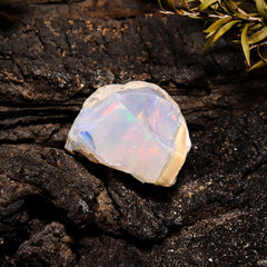 Outstanding Top Grade Quality 100% Natural Welo Fire Ethiopian Opal Fancy Rough Loose Gemstone For Making Jewelry 20X19X15MM 22.6 Cts KR1417 Sunkarton