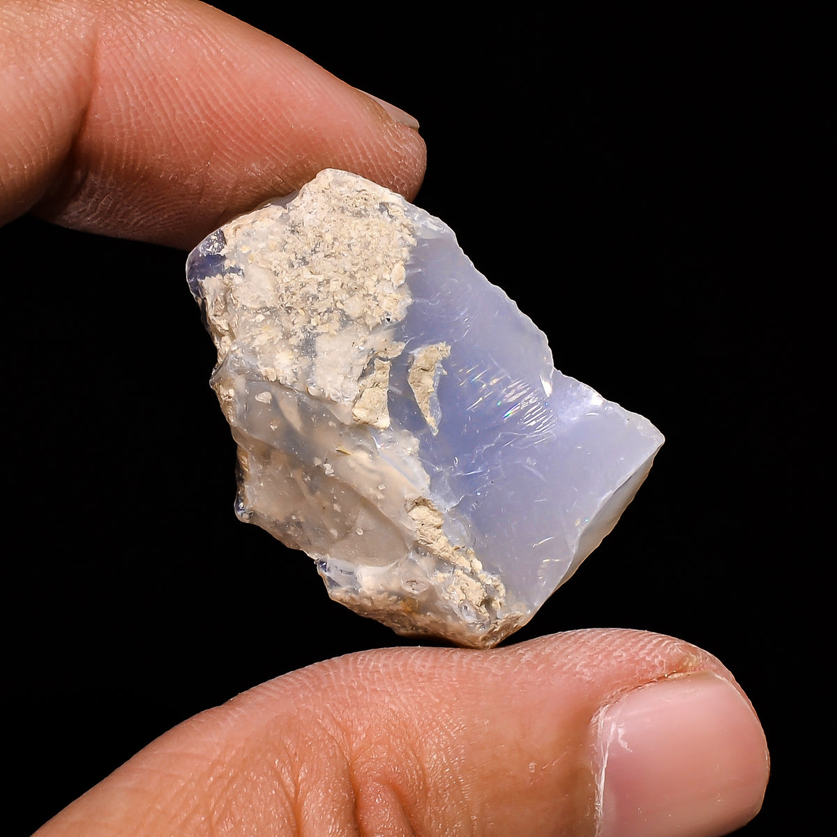 Splendid Top Grade Quality 100% Natural Welo Fire Ethiopian Opal Fancy Rough Loose Gemstone For Making Jewelry 29X20X11 MM 25.75 Cts KR14-18 Sunkarton