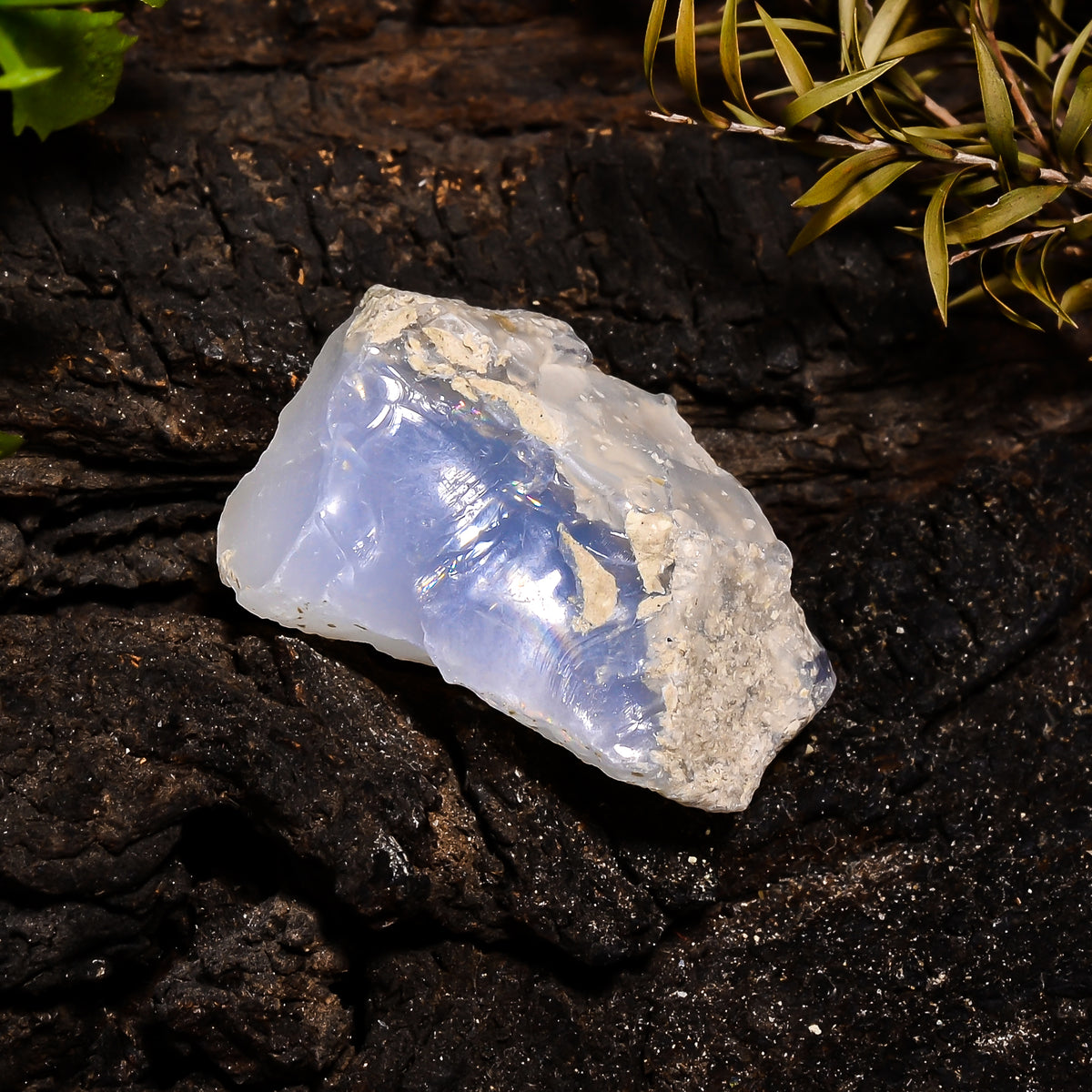 Splendid Top Grade Quality 100% Natural Welo Fire Ethiopian Opal Fancy Rough Loose Gemstone For Making Jewelry 29X20X11 MM 25.75 Cts KR14-18 Sunkarton