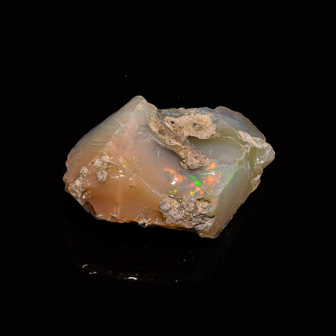 Attractive Top Grade Quality 100% Natural Welo Fire Ethiopian Opal Fancy Rough Loose Gemstone For Making Jewelry 34X23X14MM 35.15 Cts KR14-2 Sunkarton