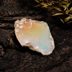 Attractive Top Grade Quality 100% Natural Welo Fire Ethiopian Opal Fancy Rough Loose Gemstone For Making Jewelry 34X23X14MM 35.15 Cts KR14-2 Sunkarton