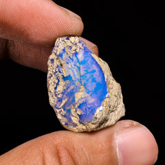 Stunning Top Grade Quality 100% Natural Welo Fire Ethiopian Opal Fancy Rough Loose Gemstone For Making Jewelry 25X20X15 MM 31 Cts. KR14-20 Sunkarton