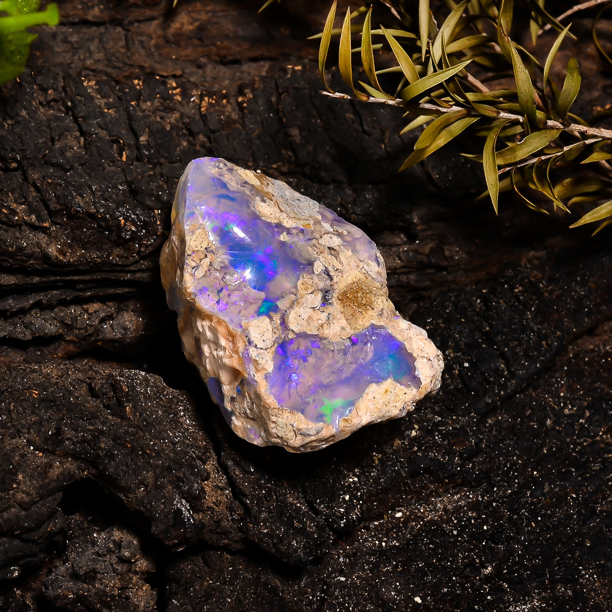 Supreme Top Grade Quality 100% Natural Welo Fire Ethiopian Opal Fancy Rough Loose Gemstone For Making Jewelry 29X20X14 MM 29.7 Cts. KR14-21 Sunkarton