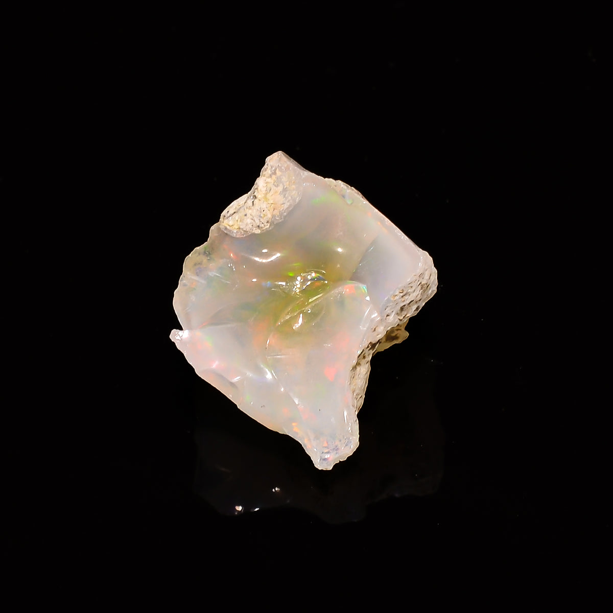 Terrific Top Grade Quality 100% Natural Welo Fire Ethiopian Opal Fancy Rough Loose Gemstone For Making Jewelry 16X15X12 MM 13.6 Cts. KR14-23 Sunkarton