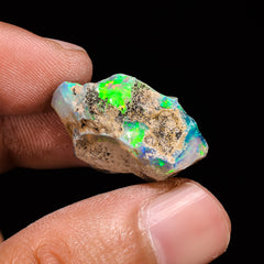 Unique Top Grade Quality 100% Natural Welo Fire Ethiopian Opal Fancy Rough Loose Gemstone For Making Jewelry 24X20X11 MM 16.55 Cts. KR14-24 Sunkarton