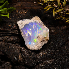 Attractive Top Grade Quality 100% Natural Welo Fire Ethiopian Opal Fancy Rough Loose Gemstone For Making Jewelry 24X19X13 MM 20 Cts. KR14-27 Sunkarton