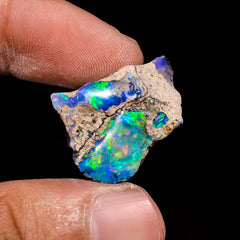 Awesome Top Grade Quality 100% Natural Welo Fire Ethiopian Opal Fancy Rough Loose Gemstone For Making Jewelry 21X18X13 MM 17.1 Cts. KR14-28 Sunkarton