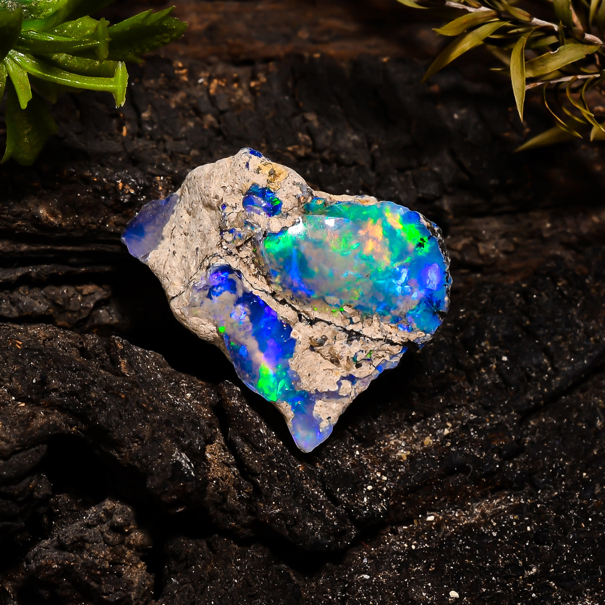 Awesome Top Grade Quality 100% Natural Welo Fire Ethiopian Opal Fancy Rough Loose Gemstone For Making Jewelry 21X18X13 MM 17.1 Cts. KR14-28 Sunkarton