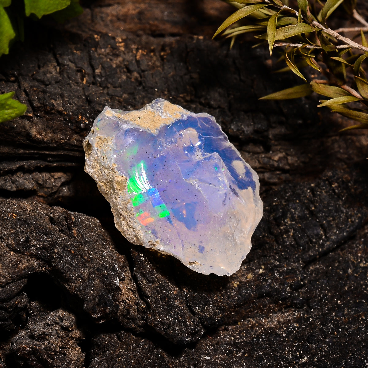 Awesome Top Grade Quality 100% Natural Welo Fire Ethiopian Opal Fancy Rough Loose Gemstone For Making Jewelry 26X20X10 MM 19.4 Cts. KR14-3 Sunkarton