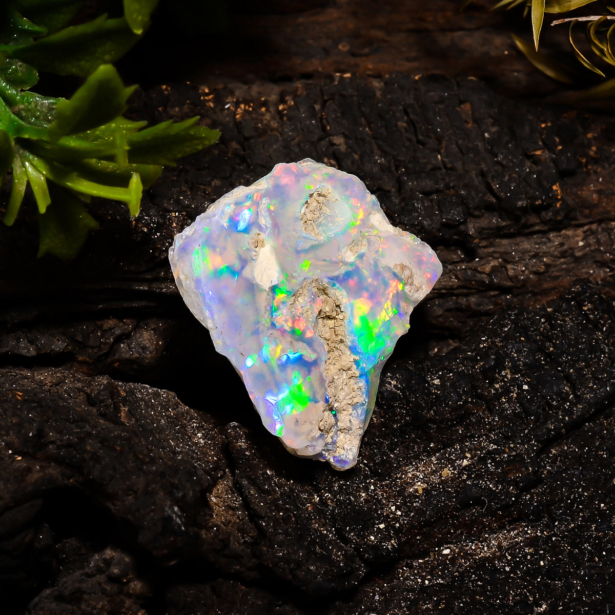 Classic Top Grade Quality 100% Natural Welo Fire Ethiopian Opal Fancy Rough Loose Gemstone For Making Jewelry 23X22X10 MM 16.4 Cts. KR14-30 Sunkarton