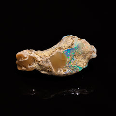 Excellent Top Grade Quality 100% Natural Welo Fire Ethiopian Opal Fancy Rough Loose Gemstone For Making Jewelry 37X16X15MM 26.75 Cts KR14-32 Sunkarton