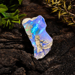 Exclusive Top Grade Quality 100% Natural Welo Fire Ethiopian Opal Fancy Rough Loose Gemstone For Making Jewelry 31X16X14MM 26.85 Cts KR14-33 Sunkarton