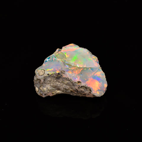 Fabulous Top Grade Quality 100% Natural Welo Fire Ethiopian Opal Fancy Rough Loose Gemstone For Making Jewelry 22X21X11 MM 18.45 Cts KR14-35 Sunkarton