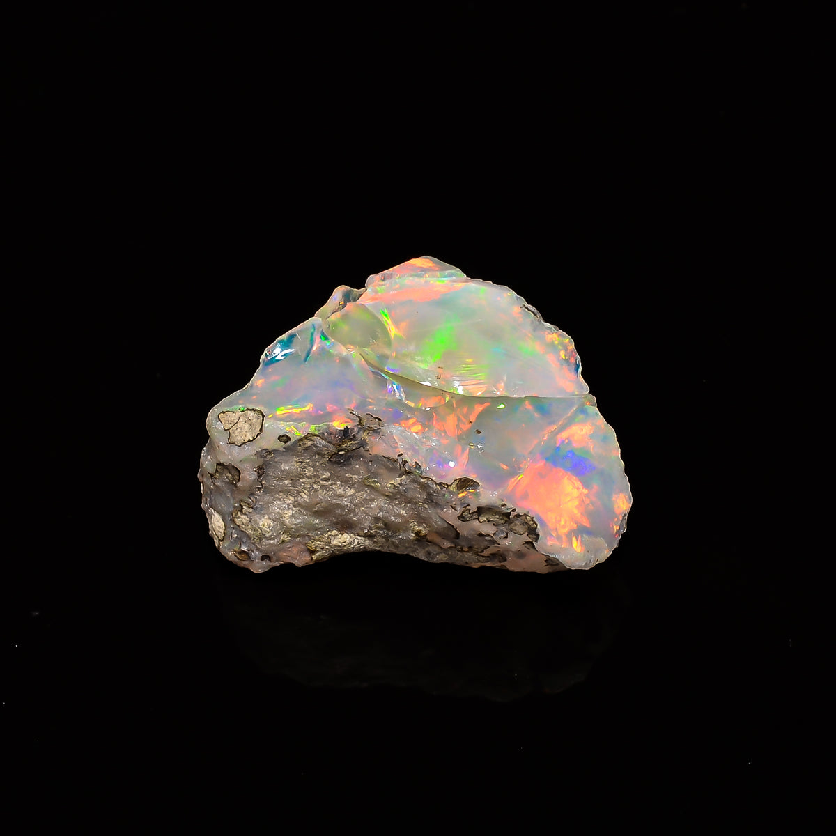 Fabulous Top Grade Quality 100% Natural Welo Fire Ethiopian Opal Fancy Rough Loose Gemstone For Making Jewelry 22X21X11 MM 18.45 Cts KR14-35 Sunkarton