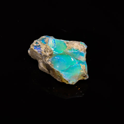 Gorgeous Top Grade Quality 100% Natural Welo Fire Ethiopian Opal Fancy Rough Loose Gemstone For Making Jewelry 18x14x10 MM 10.2 Cts. KR14-37 Sunkarton