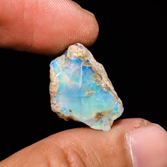 Gorgeous Top Grade Quality 100% Natural Welo Fire Ethiopian Opal Fancy Rough Loose Gemstone For Making Jewelry 18x14x10 MM 10.2 Cts. KR14-37 Sunkarton