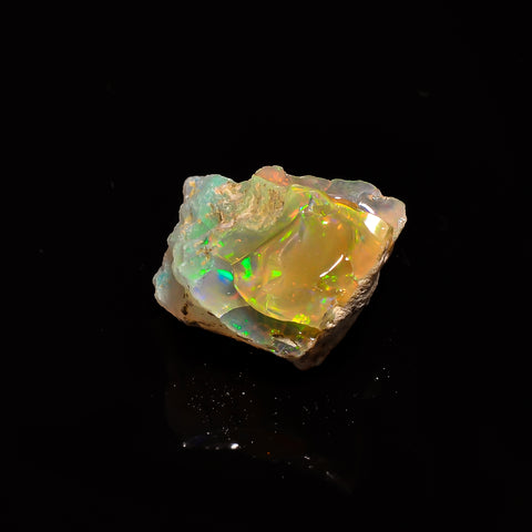Immaculate Top Grade Quality 100% Natural Welo Fire Ethiopian Opal Fancy Rough Loose Gemstone For Making Jewelry 18X13X12 MM 9.6 Cts KR14-38 Sunkarton