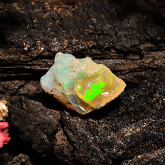 Immaculate Top Grade Quality 100% Natural Welo Fire Ethiopian Opal Fancy Rough Loose Gemstone For Making Jewelry 18X13X12 MM 9.6 Cts KR14-38 Sunkarton