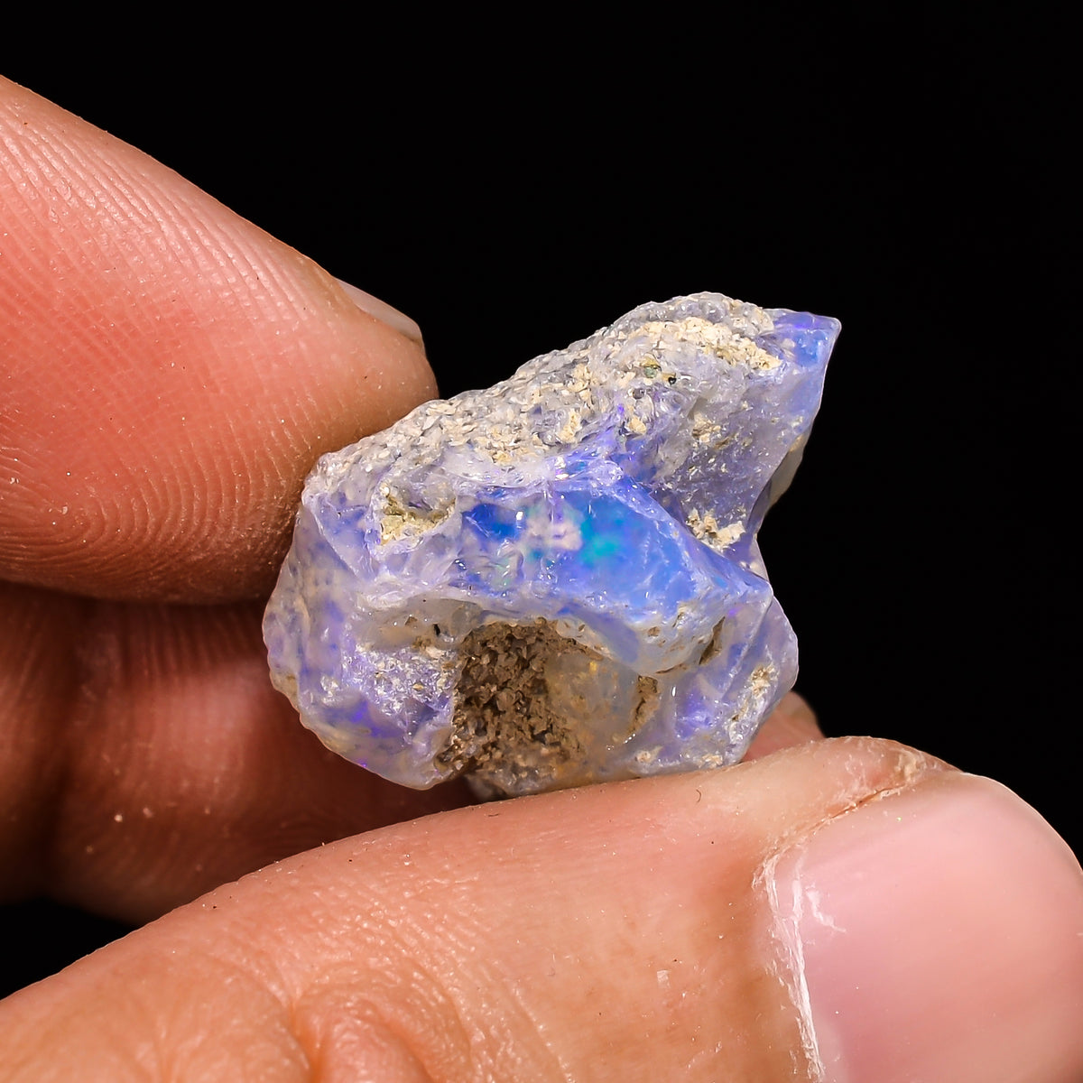 Incredible Top Grade Quality 100% Natural Welo Fire Ethiopian Opal Fancy Rough Loose Gemstone For Making Jewelry 20X17X11MM 10.45 Cts KR1439 Sunkarton