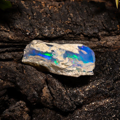 Splendid Top Grade Quality 100% Natural Welo Fire Ethiopian Opal Fancy Rough Loose Gemstone For Making Jewelry 26X14X11 MM 16.2 Cts. KR14-43 Sunkarton