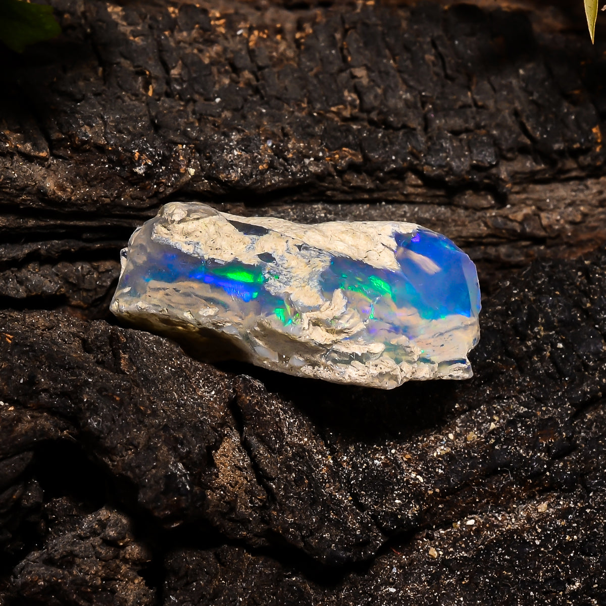 Splendid Top Grade Quality 100% Natural Welo Fire Ethiopian Opal Fancy Rough Loose Gemstone For Making Jewelry 26X14X11 MM 16.2 Cts. KR14-43 Sunkarton