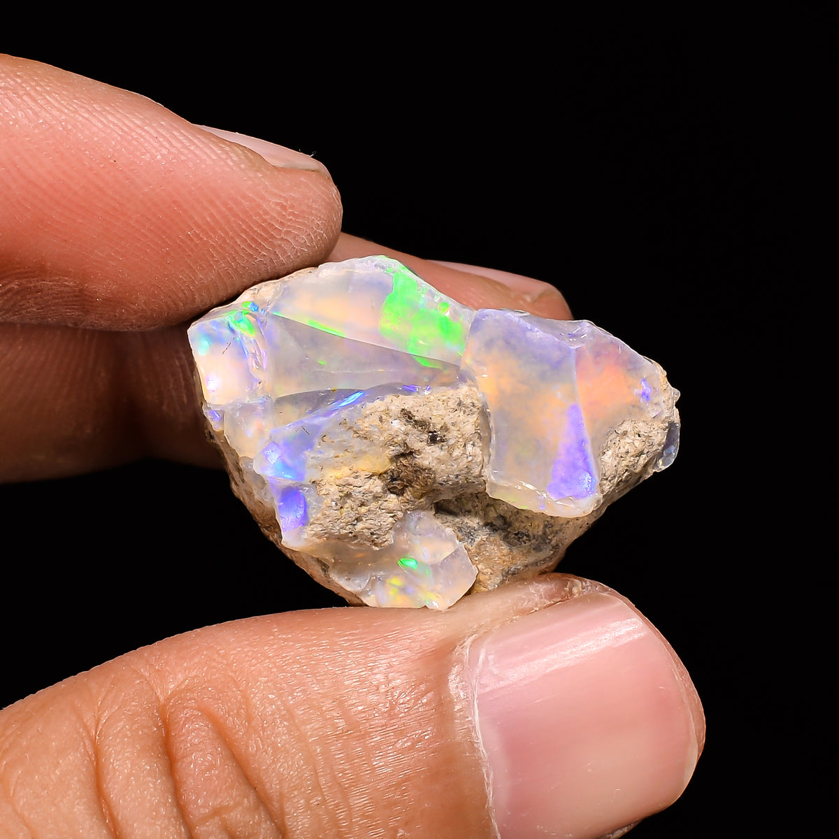 Superb Top Grade Quality 100% Natural Welo Fire Ethiopian Opal Fancy Rough Loose Gemstone For Making Jewelry 27X21X15 MM 26.4 Cts. KR14-44 Sunkarton