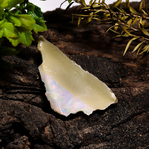 Unique Top Grade Quality 100% Natural Welo Fire Ethiopian Opal Fancy Rough Loose Gemstone For Making Jewelry 40X22X5 MM 19.15 Cts. KR14-49 Sunkarton