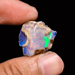 Wonderful Top Grade Quality 100% Natural Welo Fire Ethiopian Opal Fancy Rough Loose Gemstone For Making Jewelry 21X19X11 MM 12.3 Cts KR14-50 Sunkarton